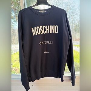 Moschino Couture! Milano Men’s Size L Blue Sweatshirt